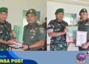 Dandim 1710/Mimika Pimpin Acara Tradisi Korps Pindah Satuan dan Purna Tugas