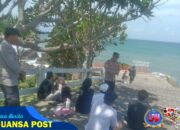 Kapolsek Cikalong Laksanakan Patroli Siang di Objek Wisata Pantai Karang Tawulan