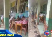 Kondisi Bangunan SDN Panti Laksana di Kec.Cipatujah Semakin Memprihatinkan, Siswa Belajar di Luar Ruang Kelas, Dinas Pendidikan Kab.Tasikmalaya Tutup Mata