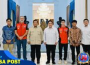 Presiden Prabowo Terima Kunjungan Juara Dunia MotoGP Marc Marquez dan Dua Pembalap Muda Indonesia di Istana Merdeka