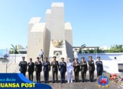 Jelang Peringatan HUT Ke-80 Tentara Nasional Indonesia, Personel Lanud Sultan Hasanuddin Ziarah Nasional Ke TMP Panaikang