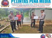 Satlantas Polres Majalengka Gelar Jum’at Berkah, Berbagi Sembako untuk Penggali Kubur di Desa Karayunan
