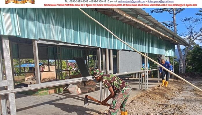 TMMD ke-126 di Kampung Babak, Semangat Gotong Royong Terus Mengalir