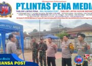 Polsek Cikijing Bersama Koramil 1705 Laksanakan Pengamanan Pertandingan Sepak Bola SU-CI Cup 2025