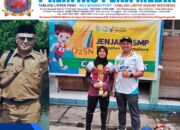 SMPN 1 Sariwangi  Raih Juara 1 Cabor Atletik Nomor Tolak Peluru Putri O2SN Tingkat Kabupaten Tasikmalaya