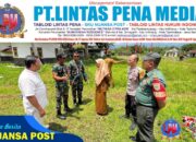 Polsek Cihaurbeuti Ikuti Peletakan Batu Pertama Koperasi Merah Putih di Desa Cihaurbeuti