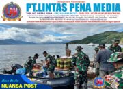 Banjir Putuskan Akses, TNI Tempuh 12 Mil Lalui Danau Singkarak Salurkan Bantuan