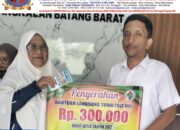 Pemdes Pangkalan Batang Barat Salurkan BLT Dana Desa 32 KPM Tahun 2025 KPM