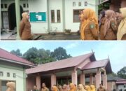 Pengarahan Senin Pagi oleh PJ Kepala Desa Senderak Tari Safitri
