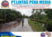 Sejumlah Rumah Warga dan Akses Desa Muntai Kecamatan Bantan  Terendam Banjir