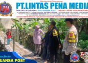 Polsek Ciamis Dampingi Pengecekan Jembatan Gantung Nagawiru, Pastikan Keamanan Akses Vital bagi Warga dan Pelajar
