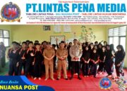 Kepala Desa Muntai dan Babinkamtibmas Menggelar Sosialisasi di SMP Negeri 8 Bantan
