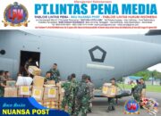 TNI Salurkan Logistik ke Wilayah Terisolasi dengan Metode Airdrop