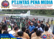 Dandim 1714/PJ Dampingi Gubernur Papua Tengah Bagi Laptop Gratis Se-Pelajar di Kab. Puncak Jaya