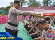 Kapolres Tasikmalaya Kota Pimpin Upacara Kenaikan Pangkat Personel Polres Tasikmalaya Kota