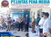 Anggota Polsek Malausma Monitoring Launching Program Makan Bergizi Gratis di Desa Ciranca