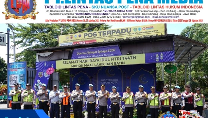 Div Propam Polri Laksanakan Gaktiblin di Pos Pam Taman Kota Polres Tasikmalaya Kota