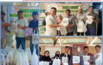 Abah Anton Charliyan Bagikan Bingkisan Lebaran dari Bupati Tasikmalaya dan Media Mitrapol dalam rangka Bhakti Sosial Hari Lebaran 1447 H tahun 2026 di Wilayah Tasikmalaya