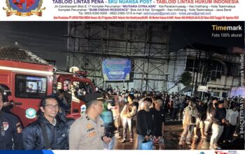 Respon Cepat Laporan 110, Pamapta dan Inafis Polres Tasikmalaya Kota Tiba di TKP Kebakaran dalam 7 Menit