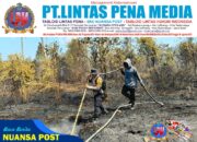 Respons Cepat Polsek Rangsang Atasi Titik Api di Desa Tanjung Bakau