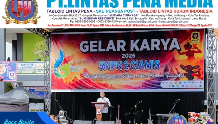 Sekda Ciamis Hadiri Gelar Karya 2026 SMPN 2 Ciamis, Dorong Kreativitas dan Pelestarian Budaya