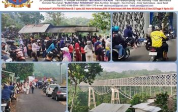 Setelah Viral, Ledakan Pengunjung Padati Wisata Jembatan Cirahong   