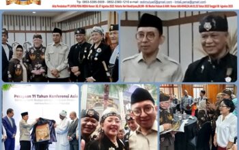 Ketua Majelis Adat Sunda (MASDA) Jawa Barat Anton Charliyan Dampingi Menbud Fadli Zon Hadiri Peringatan Ke-71 Konferensi Asia Afrika 