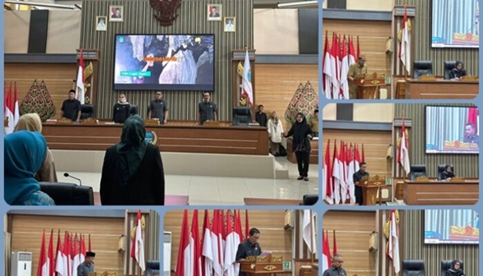 Fraksi PKS-PPP dan PDI Perjuangan Pangandaran Sampaikan Pandangan Umum LKPJ 2025