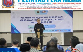 Pada Momentum Pelantikan PWI Ciamis, Herdiat Sunarya Dorong Insan Pers Junjung Marwah dan Profesionalisme