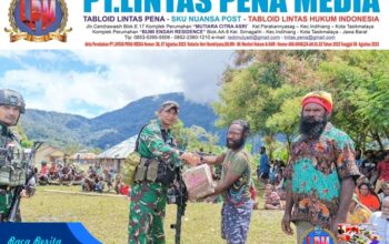 Kodim 1714/Puncak Jaya Peduli Pengungsi dan Salurkan Bantuan Kemanusiaan di Kampung Tirineri