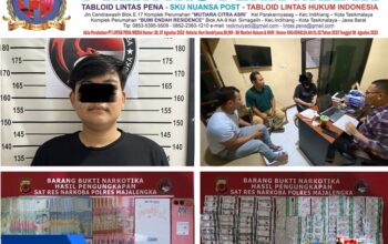 Satres Narkoba Polres Majalengka gagalkan dan amankan pelaku Teransaksi Obat Ilegal di Parkiran Alfamart