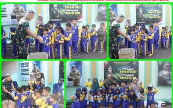 Dandim 0612/Tasikmalaya Tanamkan Cinta Tanah Air kepada Anak Usia Dini dalam Kegiatan Outing Class PAUD Roushotul Harissyah