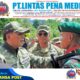 Wapang TNI Dampingi Menhan RI Tinjau Kesiapan Yonif TP 805/KSW di Papua Barat