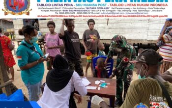 Posyandu Balita dan Lansia, Satgas TMMD Bantu dan Dampingi Petugas Kesehatan