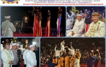 Ketua MASDA Jabar Abah Anton Charliyan Dampingi Gubernur Bapa Aing KDM di Helaran ”Napak Tilas Padjajaran” Kirab Mahkota Binokasih & Karnaval Seni Budaya “Nyukcruk Galur Galunggung” di Kabupaten Tasikmalaya