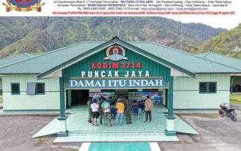 Kodim 1714/Puncak Jaya Gelar Nobar Piala Dunia 2026 Bersama Masyarakat