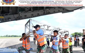 Menembus Jarak Demi Terangnya Negeri, Lanud Sjamsudin Noor Dukung Misi Airbus A-4002M TNI AU Percepat Pemulihan Kelistrikan Sumatera