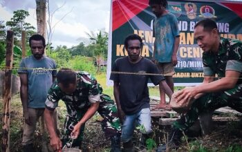 Perkuat Konektivitas Wilayah, Kodim 1710/Mimika Ground Breaking 6 Jembatan Garuda