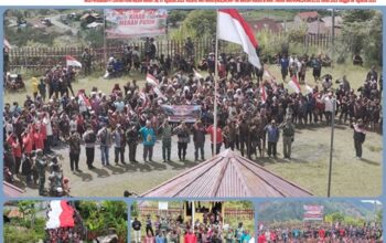 Kodim 1714/PJ, Polri Bersama Pemda Gelar Kirab Merah Putih: Bersatu Dalam Keberagaman, Berdaulat Dalam Persatuan Menjaga NKRI Harga Mati