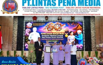 IKKT Pragati Wira Anggini Pecahkan Rekor MURI Vaksinasi Campak Dewasa Terbanyak