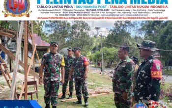 Tim Wasev TMMD Ke-129 Tinjau Langsung Kampung Sesor, Pastikan Program TMMD Kodim 1807/Sorong Selatan Berjalan Optimal