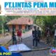 Satgas TMMD Ke-129 Kodim 0612/Tasikmalaya Bersama  Warga Gptpng Royong Bersihkan Jalan Desa Parungponteng