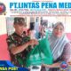 100 Paket Sembako Menjadi Bukti Kepedulian di TMMD  Ke-129 Kodim 0612/Tasikmalaya di Desa Parungponteng