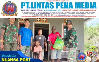 Satgas TMMD Ke-129 Kodim 1807/Sorong Selatan Bagikan 100 Paket Sembako dan Nutrisi, Wujud Nyata Kepedulian Cegah Stunting