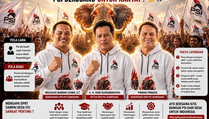 PSI Sumedang Gerak Masif Mulai Dari Desa, Ini Alasannya