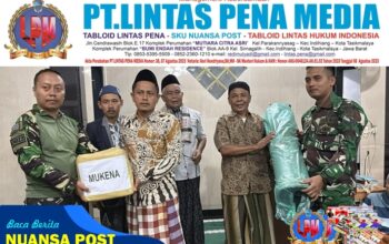 Satgas TMMD Ke-129 Kodim 0612/Tasikmalaya Bersedekah Karpet dan Mukena Untuk Masjid Al-Barokah
