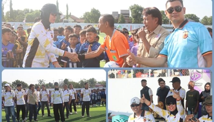Rangkaian Hari jadi Bhayangkara Ke 80 Polres Majalengka Gelar Turnamen Sepak Bola Usia 9 Dan 11 Kapolres Cup