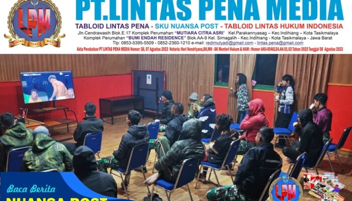 Kodim 1714/Puncak Jaya Gelar Nobar Pertandingan Piala Dunia 2026 di Kabupaten Puncak Jaya