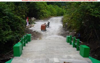 Jembatan Rampung, Akses Warga Semakin Lancar, Bukti Nyata TMMD Ke-129 Hadirkan Manfaat untuk Kampung Sesor