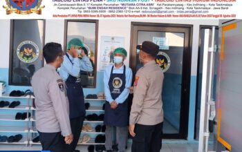 Polsek Cikijing Monitoring Penyaluran Makan Bergizi Gratis di SPPG Desa Sukamukti